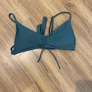 Olive Green Bikini Top.